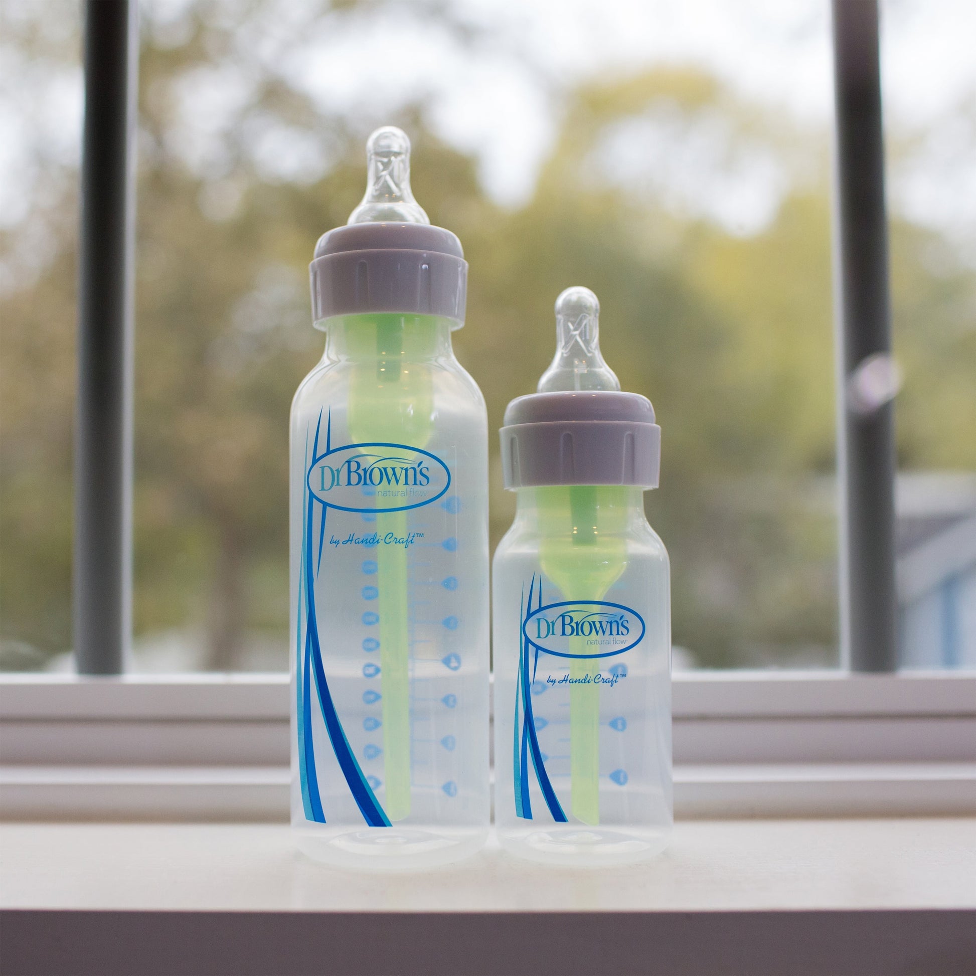 Natural Flow Level 2 Narrow Baby Bottle Silicone Nipple, Medium Flow, 3M+, 100% Silicone Bottle Nipple, 2 Pack