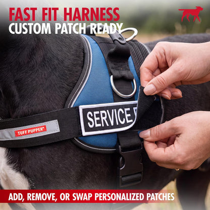 Fast Fit No Pull Dog Harness, Escape Proof, Reflective, Grey
