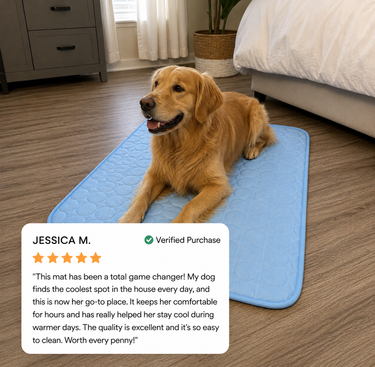 Tender Puppy™ Premium Cooling Mat for Dogs