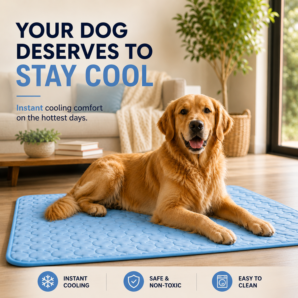 Tender Puppy™ Premium Cooling Mat for Dogs