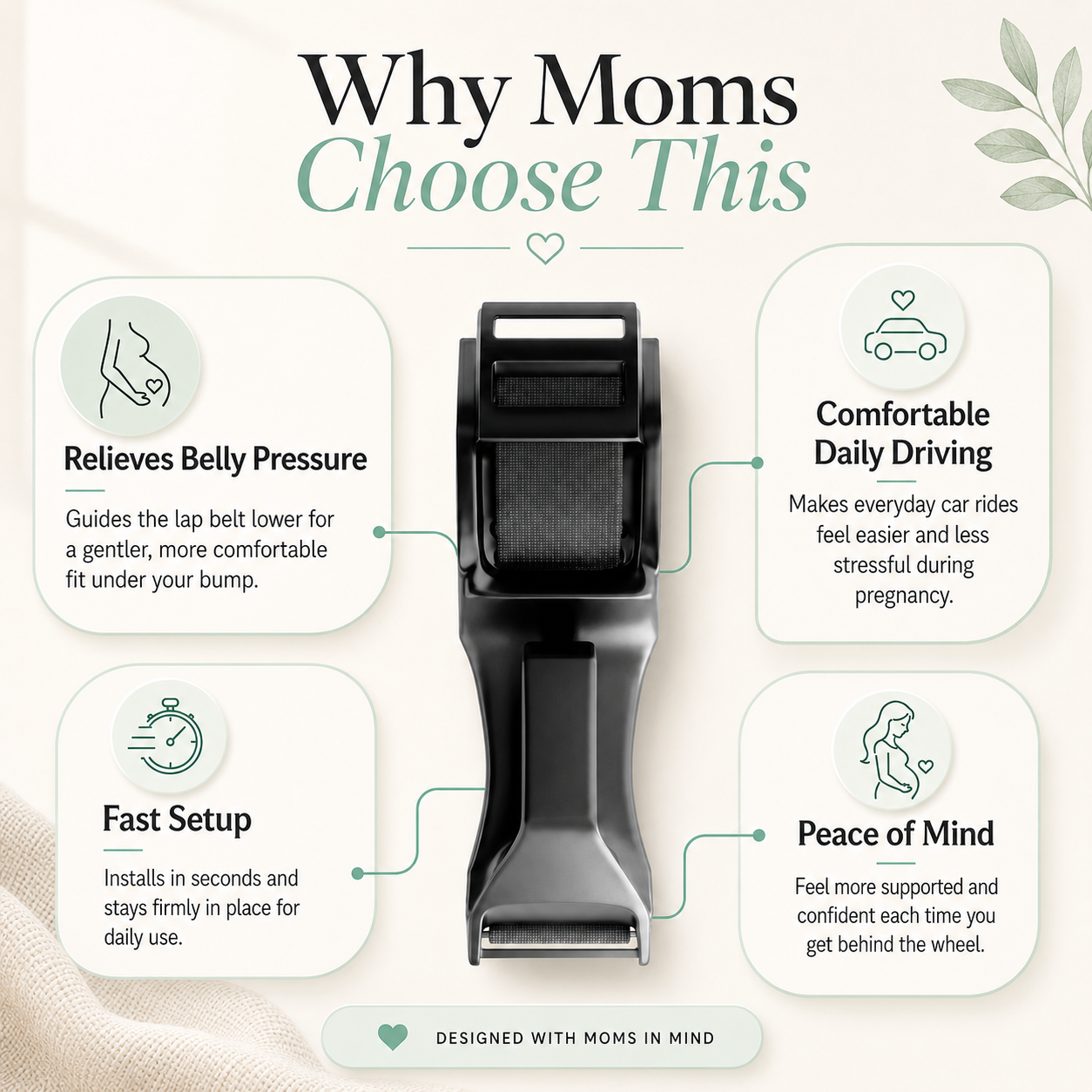 Pregnancy Seat Belt Extender