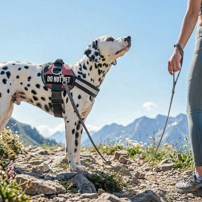 Fast Fit No Pull Dog Harness, Escape Proof, Reflective, Grey