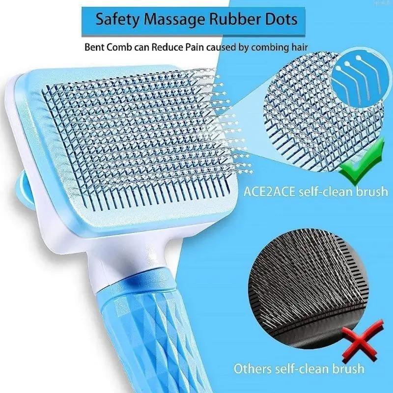 Dog Hair Remover Brush Cat Dog Hair Grooming and Care Comb for Long Hair Dog Pet